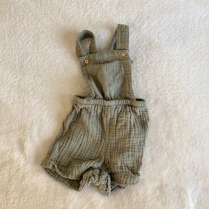 HM cotton baby short overalls